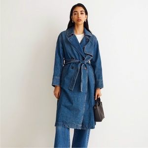 Madewell Denim Trench NWT